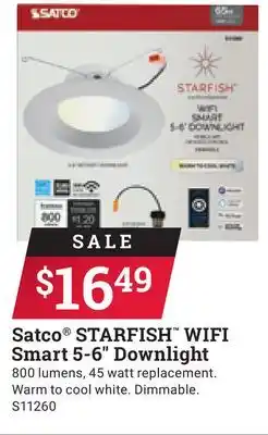 Ace Hardware Satco STARFISH WIFI Smart 5-6 Downlight offer