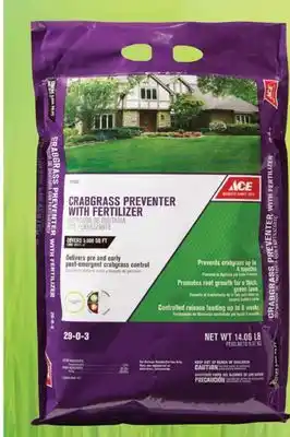 Ace Hardware Ace Crabgrass Preventer With Fertilizer offer