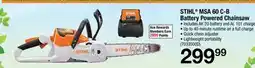 Ace Hardware STIHL MSA 60 C-B Battery Powered Chainsaw offer