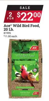 Ace Hardware Ace Wild Bird Food, 20 Lb offer