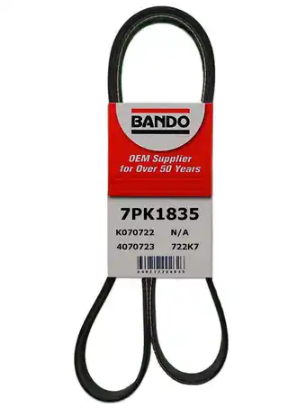 Walmart Bando USA Serpentine Belt Fits select: 2008-2012 HONDA ACCORD offer