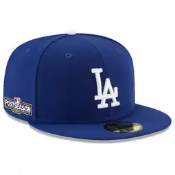 Walmart Men's New Era Royal Los Angeles Dodgers 2024 MLB Postseason Side Patch 59FIFTY Fitted Hat offer