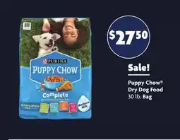 Family Dollar Purina Puppy Chow Dry Dog Food offer