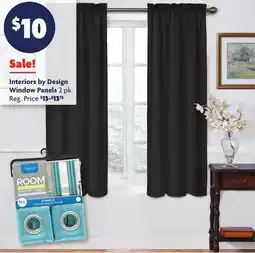 Family Dollar Interiors by Design Window Panels offer