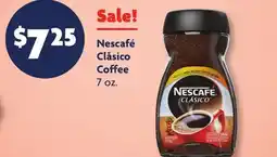 Family Dollar Nescafé Clåsico Coffee offer