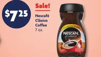 Family Dollar Nescafé Clåsico Coffee offer