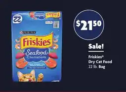 Family Dollar Friskies Dry Cat Food offer