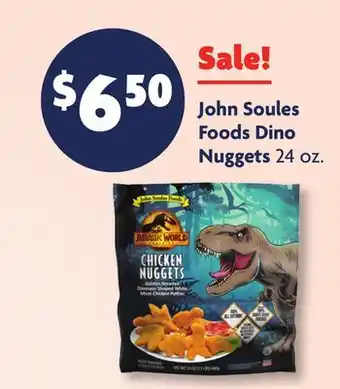 Family Dollar John Soules Foods Dino Nuggets offer