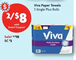 Family Dollar Viva Paper Towels offer