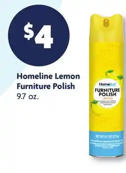 Family Dollar Homeline Lemon Furniture Polish offer