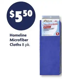 Family Dollar Homeline Microfiber Cloths offer