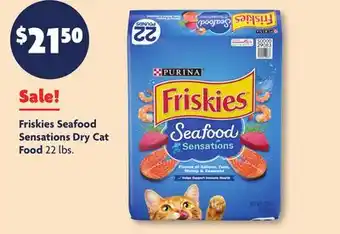 Family Dollar Friskies Seafood Sensations Dry Cat Food offer