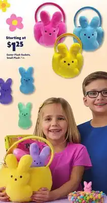 Family Dollar Easter Plush Baskets offer