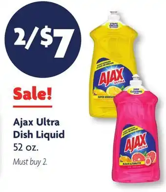 Family Dollar Ajax Ultra Dish Liquid offer