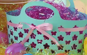 Family Dollar Easter Basket with Ribbon offer