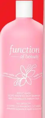 Target Function of Beauty 22 - fl. - oz. body wash offer