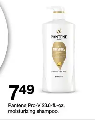 Target Pantene Pro-V 23.6-fl.-oz. moisturizing shampoo offer