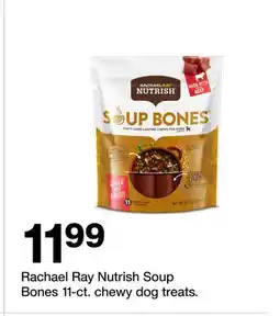 Target Rachael Ray Nutrish Soup Bones 11-ct. chewy dog treats offer