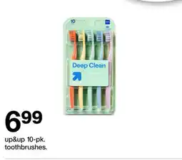 Target up & up 10-pk. toothbrushes offer