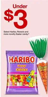 Target Select Haribo, Reese's and more novelty Easter candy† offer