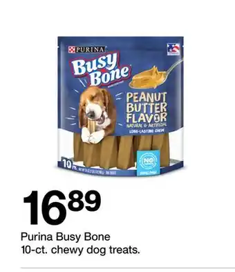 Target Purina Busy Bone 10-ct. chewy dog treats offer