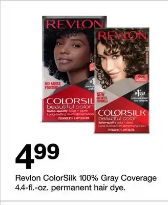 Target Revlon ColorSilk 100% Gray Coverage 4.4-fl.-oz. permanent hair dye offer