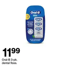 Target Oral-B 3-pk. dental floss offer