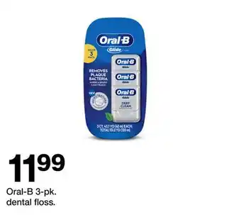 Target Oral-B 3-pk. dental floss offer