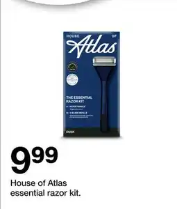 Target House of Atlas essential razor kit offer