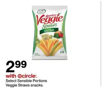 Target Select Sensible Portions Veggie Straws snacks offer