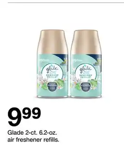 Target Glade 2-ct. 6.2-oz. air freshener refills offer