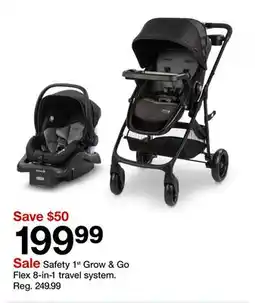 Target Safety 1st Grow & Go Flex 8-in-1 travel system offer