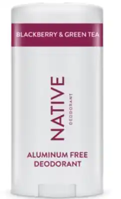 Target Native 2.65-oz. aluminum-free deodorant offer