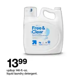 Target up&up 146-fl.-oz. liquid laundry detergent offer