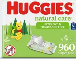 Target Huggies Natural 960-ct. baby wipes offer