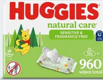 Target Huggies Natural 960-ct. baby wipes offer