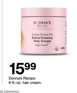 Target Donna's Recipe 6-fl.-oz. hair cream offer