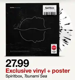 Target Exclusive vinyl + poster Spiritbox, Tsunami Sea offer