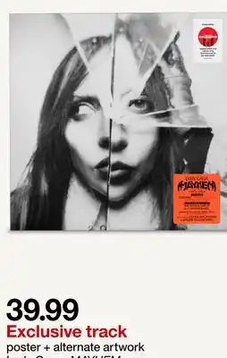 Target Lady Gaga, MAYHEM offer