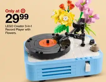 Target LEGO Creator 3-in-1 Record Player with Flowers offer