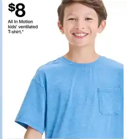 Target All In Motion kids' ventilated T-shirt offer