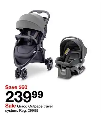 Target Graco Outpace travel system offer