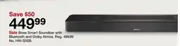 Target Bose Smart Soundbar with Bluetooth and Dolby Atmos offer