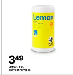 Target up&up 75-ct disinfecting wipes offer