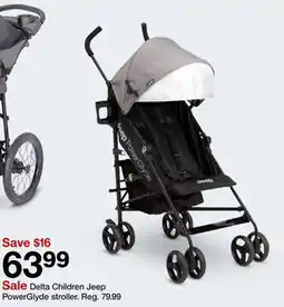 Target Delta Children Jeep PowerGlyde stroller offer