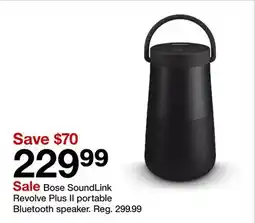 Target Bose SoundLink Revolve Plus II portable Bluetooth speaker offer