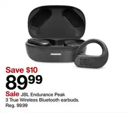 Target JBL Endurance Peak 3 True Wireless Bluetooth earbuds offer