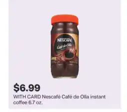 CVS Nescafé Café de Olla instant coffee 6.7 oz offer