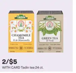 CVS Tadin tea 24 ct offer