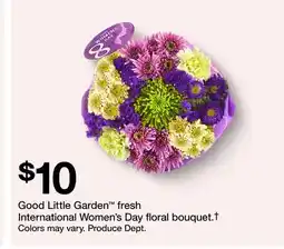 Target Good Little Garden fresh International Women's Day floral bouquet.† offer